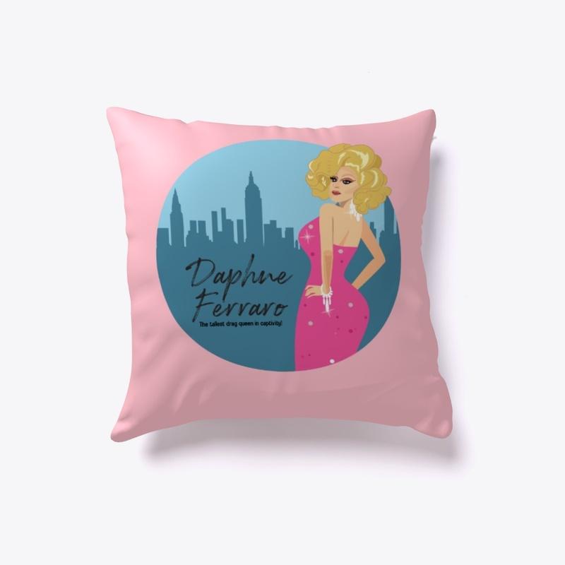 The Tallest Drag Queen Cartoon Pillow