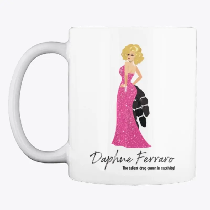 Tallest Drag Queen Cartoon Daphne Mug